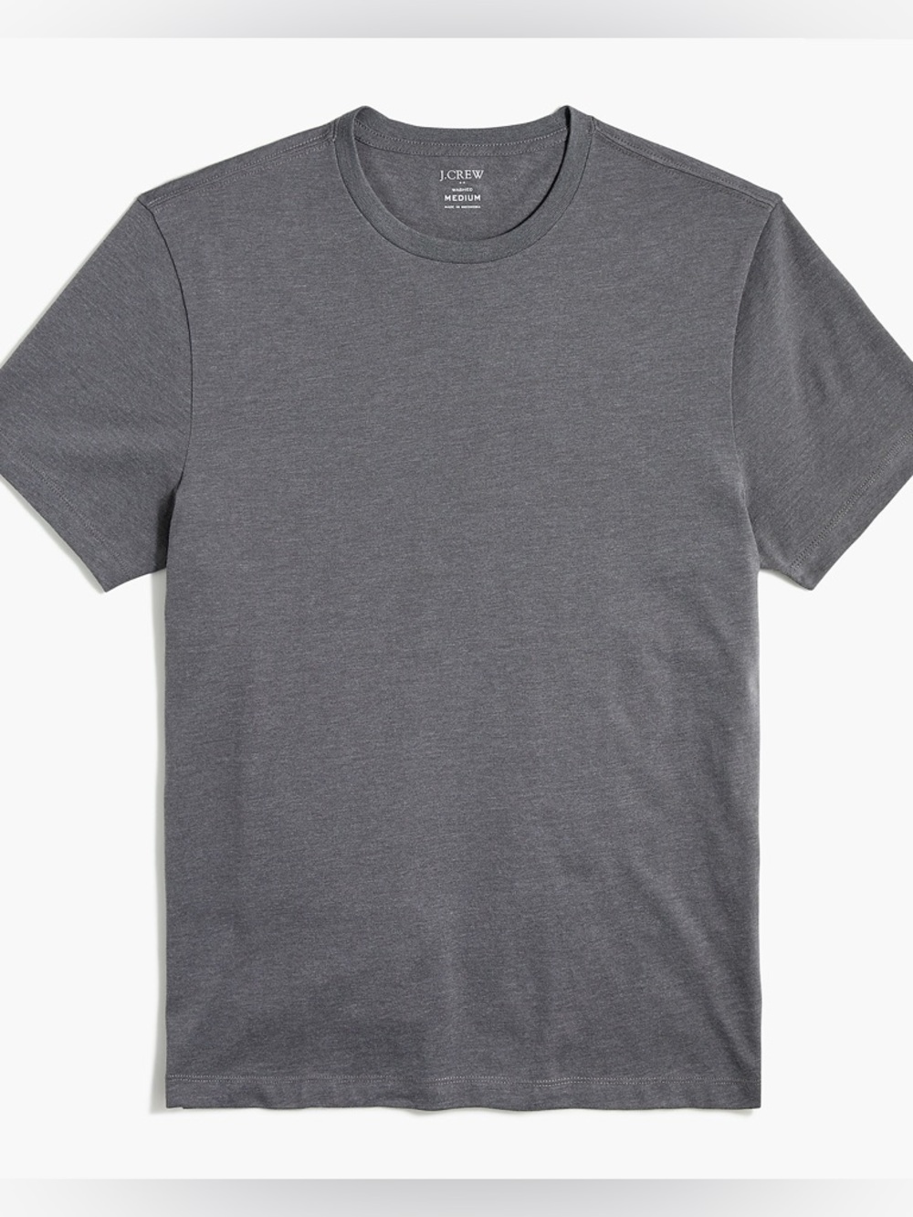(PURPLE) J. Crew Heathered Washed Jersey Tee